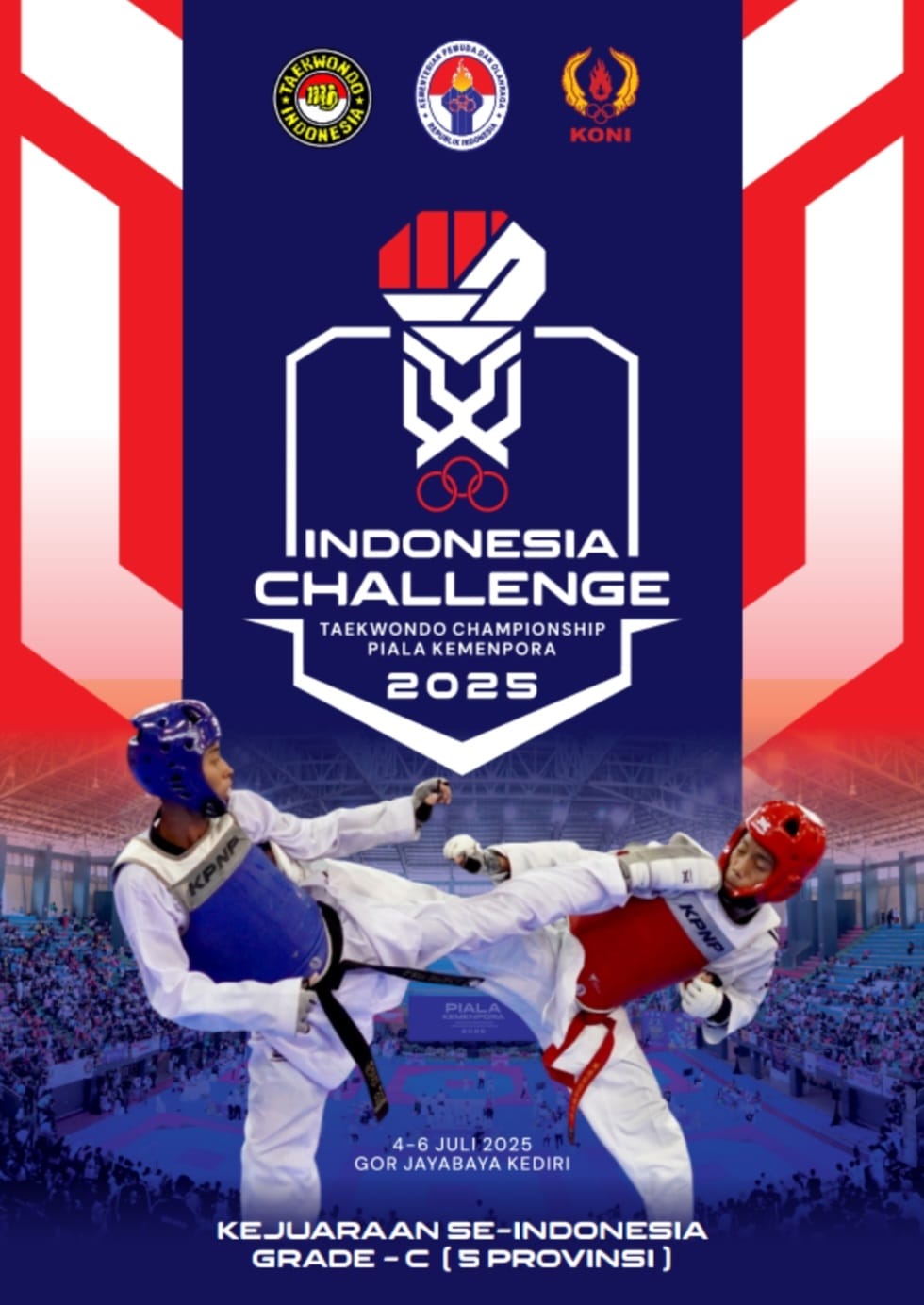 Ajang Pertarungan Prestasi Taekwondo di Tanah Air Taekwondo Indonesia PENGDA DIY