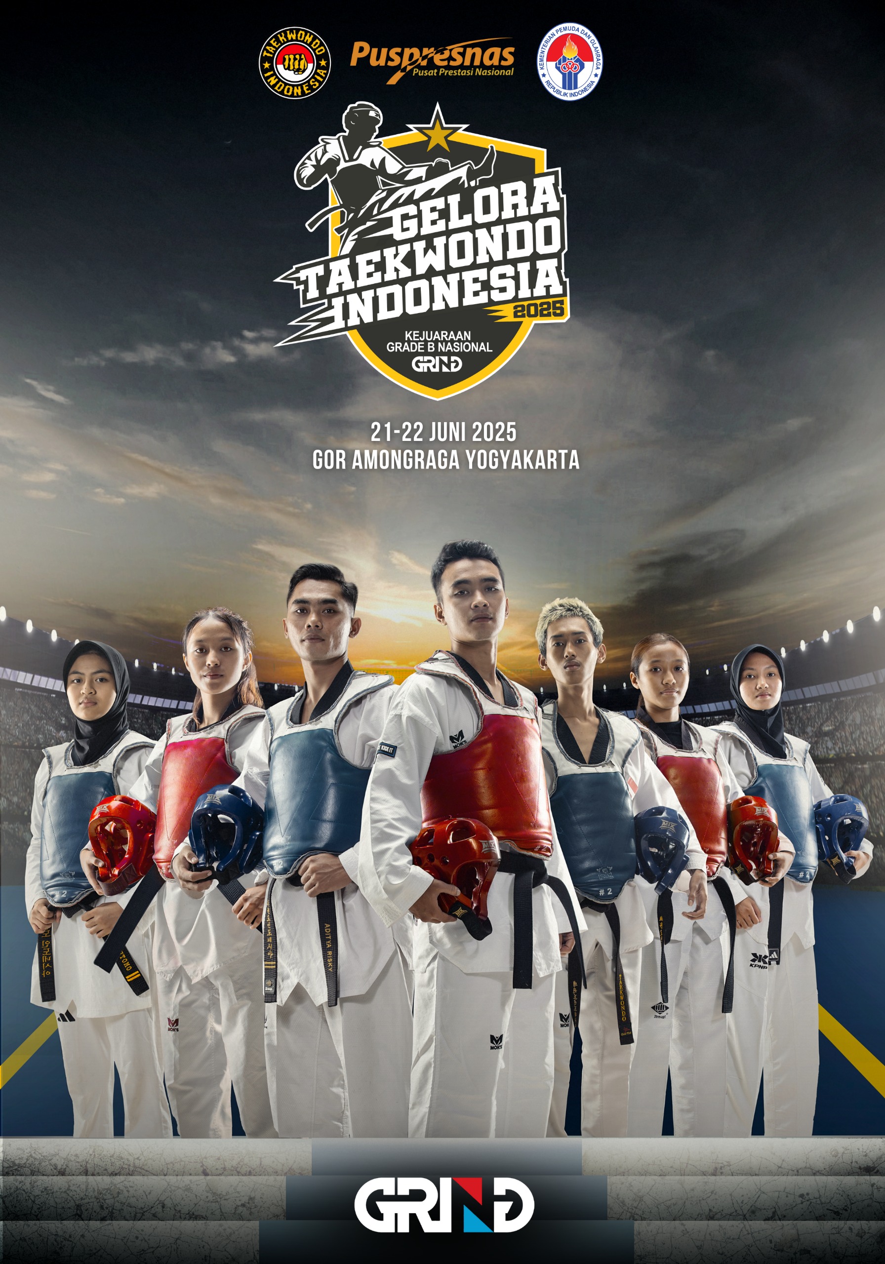 Panggung Juara Taekwondo Indonesia Taekwondo Indonesia PENGDA DIY